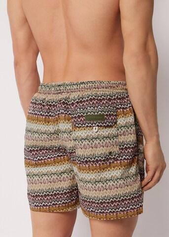 CALZEDONIA Board Shorts 'Formentera' in Brown