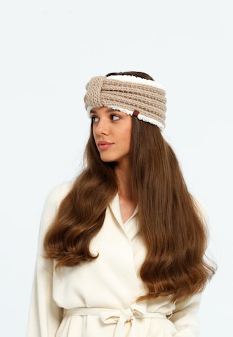 Bickley + Mitchell Κορδέλα για το μέτωπο σε μπεζ