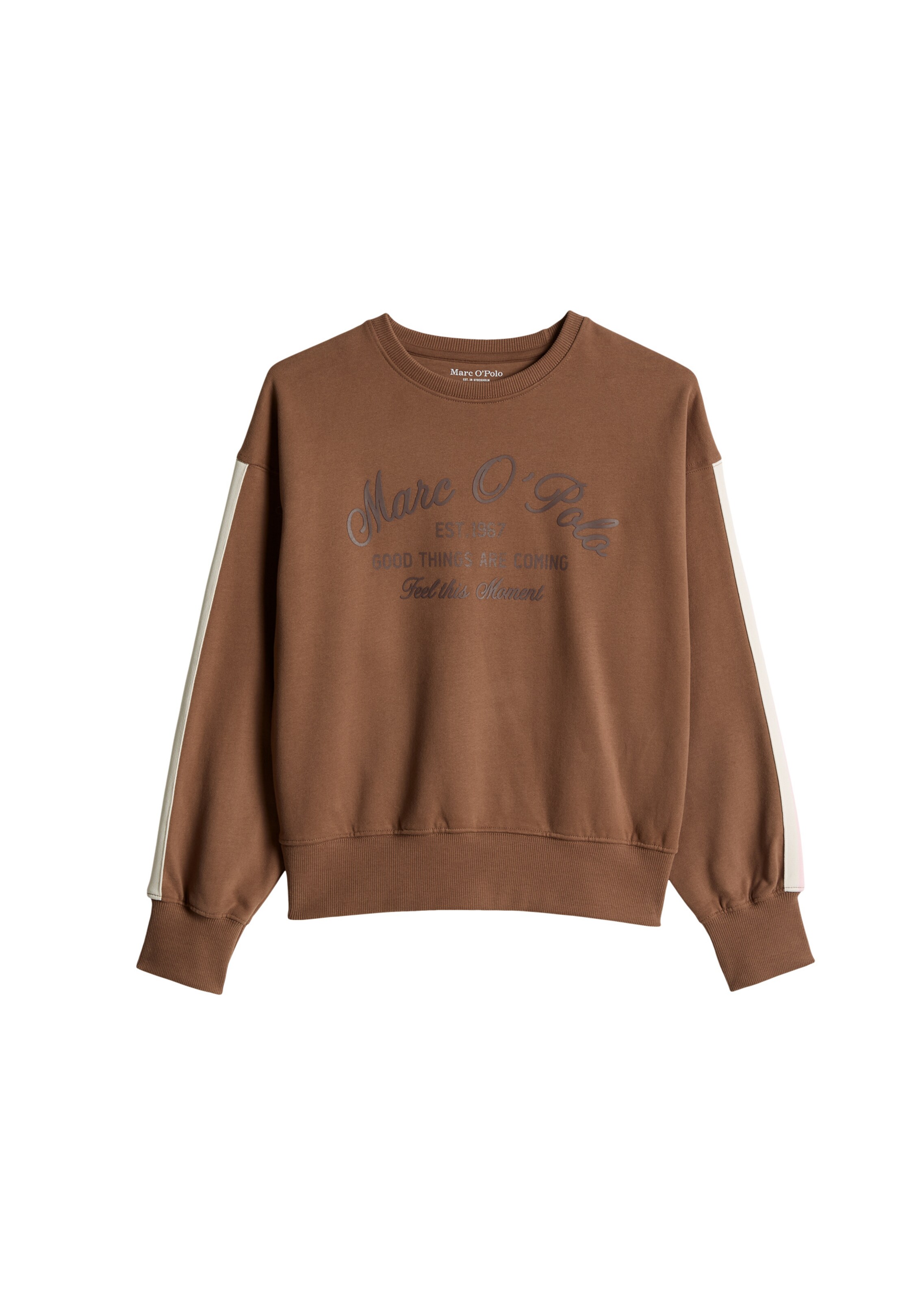 Marc O'Polo Sweatshirt in 140 in Brown / Black, Item view