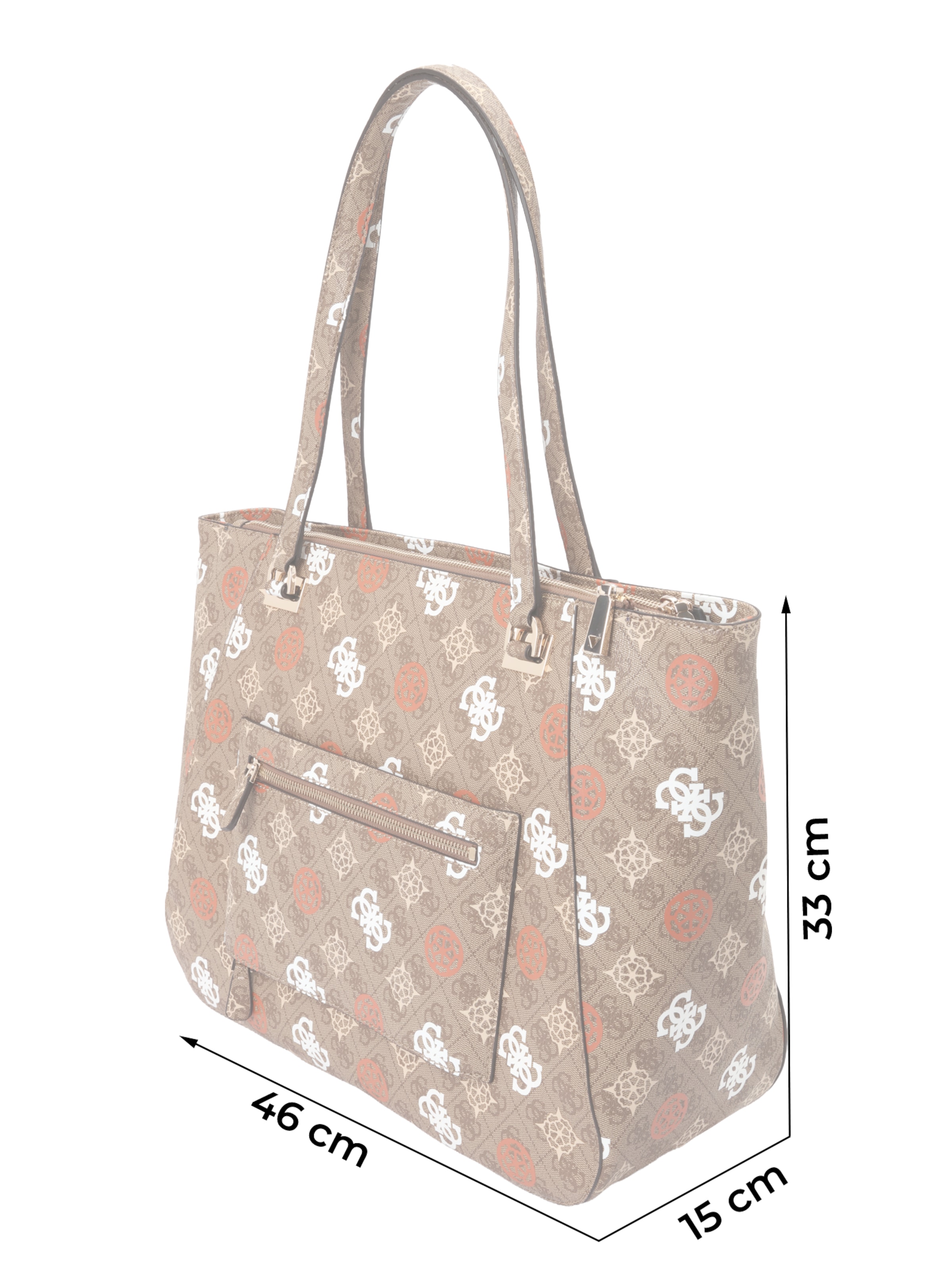 GUESS Nakupovalna torba 'Eliette' | rjava barva