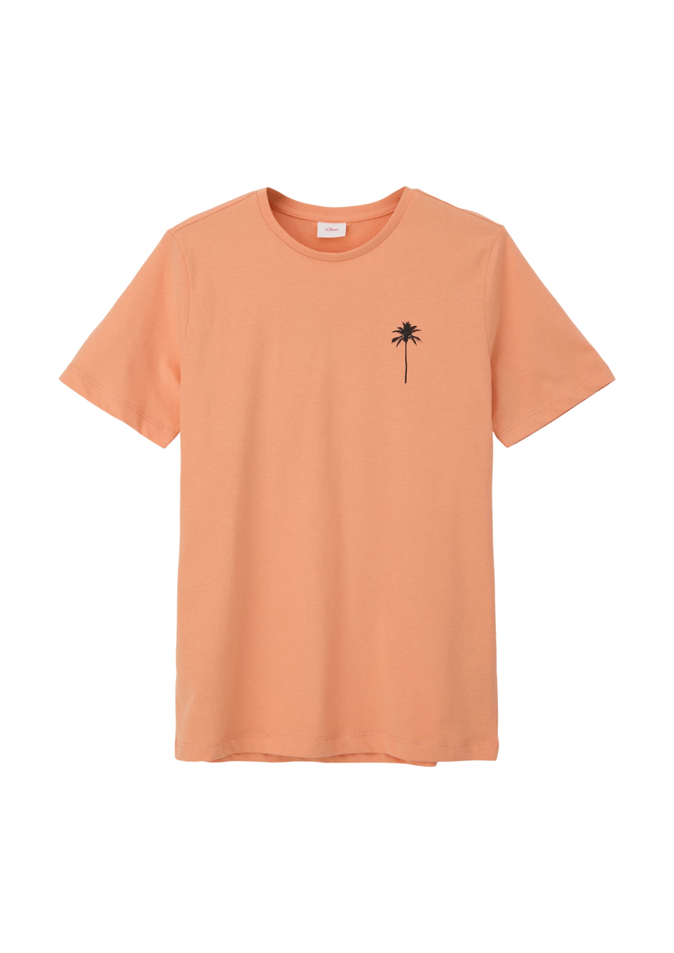 T-Shirt s.Oliver Junior en orange : devant