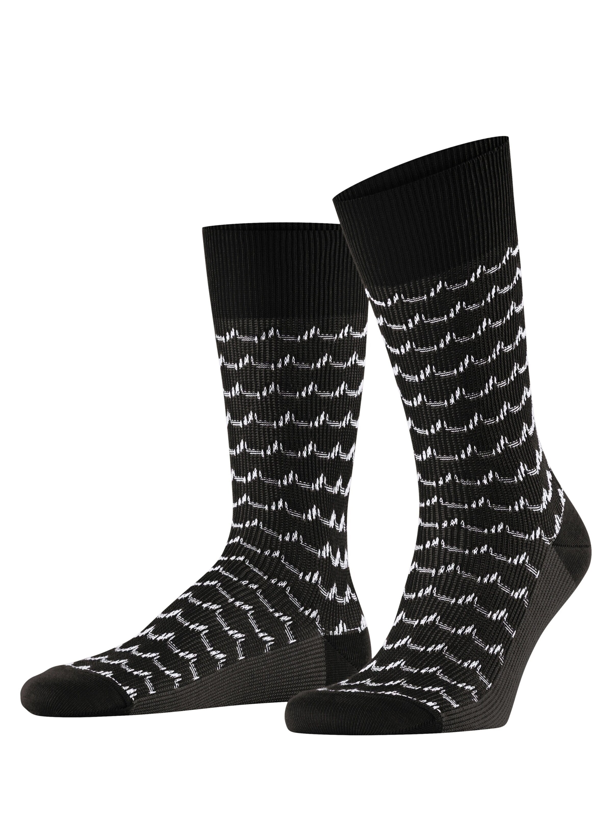FALKE Socks 'Sea Rock' in Black: front