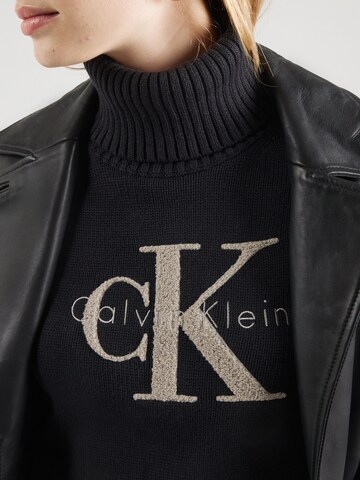 Calvin Klein Jeans Pullover 'Chenille' i sort