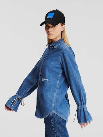 KARL LAGERFELD JEANS Bluse in Blau