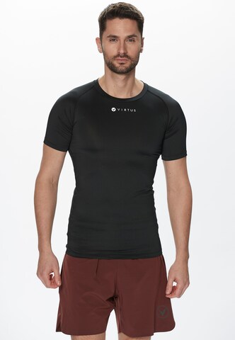 Virtus Shirt 'BONDER M S-S' in Black: front