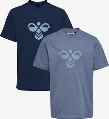 Hummel Shirt 'Reg Tukas' in Blauw: voorkant