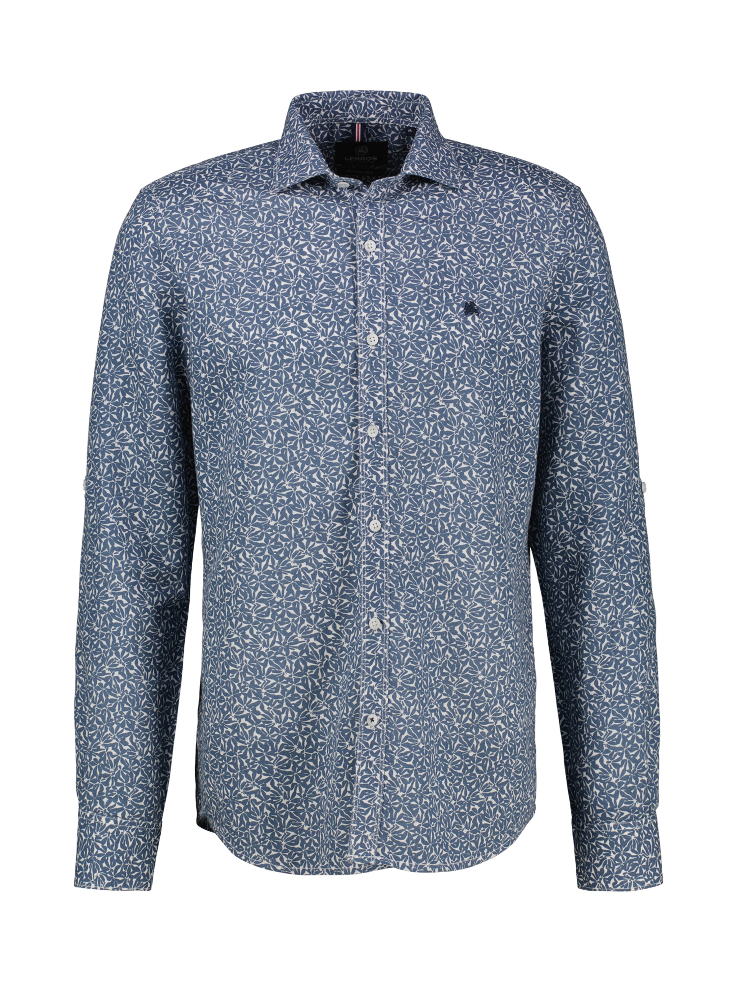 LERROS Overhemd in de kleur Blauw / Wit, Productweergave