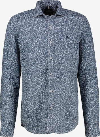 LERROS Button Up Shirt in Blue: front