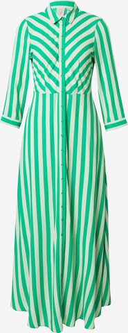 Robe-chemise 'SAVANNA' Y.A.S en vert : devant