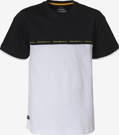Tiffosi Shirt in gelb / schwarz / weiß, Produktansicht