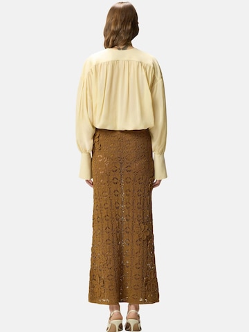 PINKO Blus 'PINKO ASOLA BLUSA VOILE BLUSA' i gul