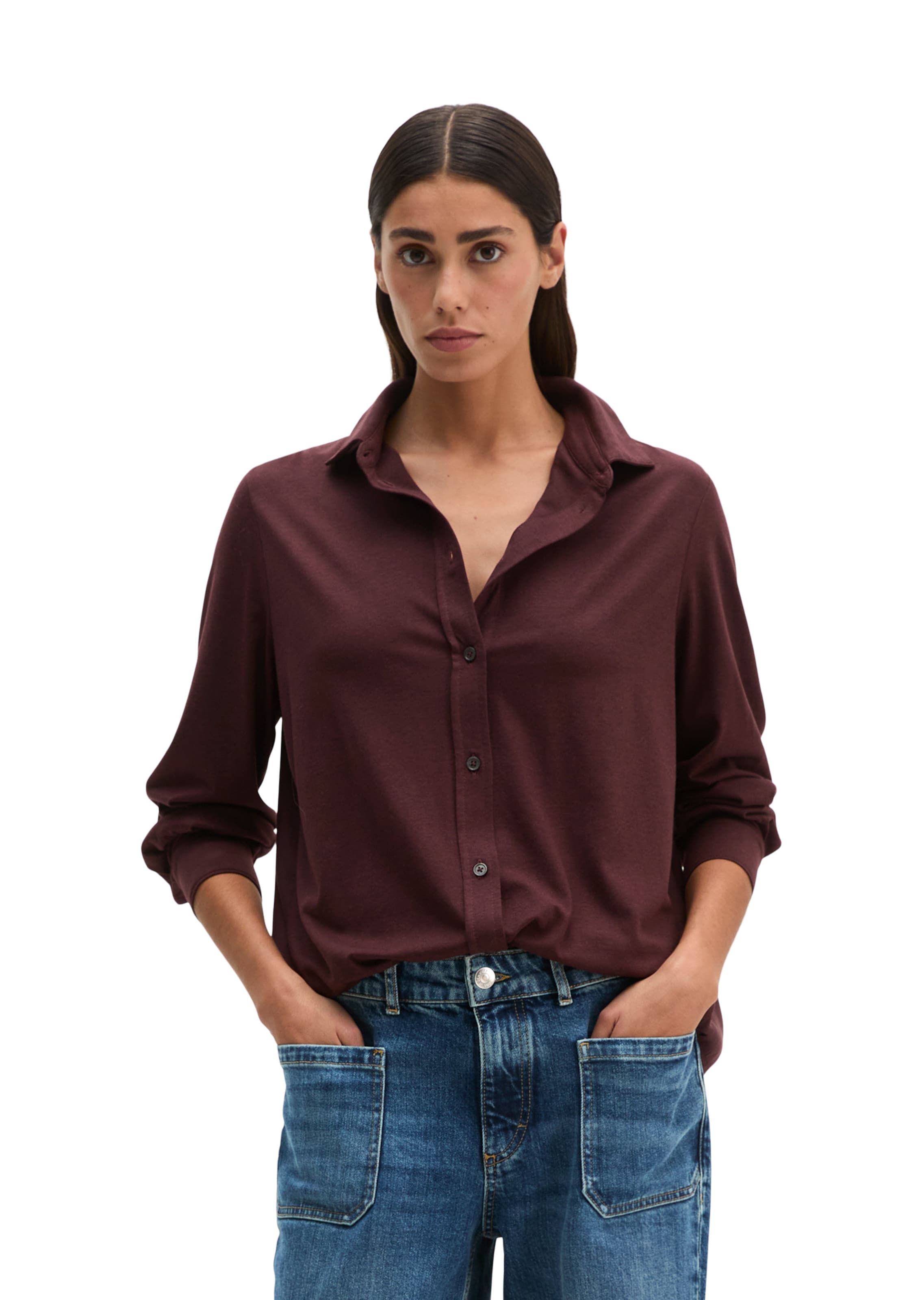 Marc O'Polo Bluse in Rot: Vorderseite