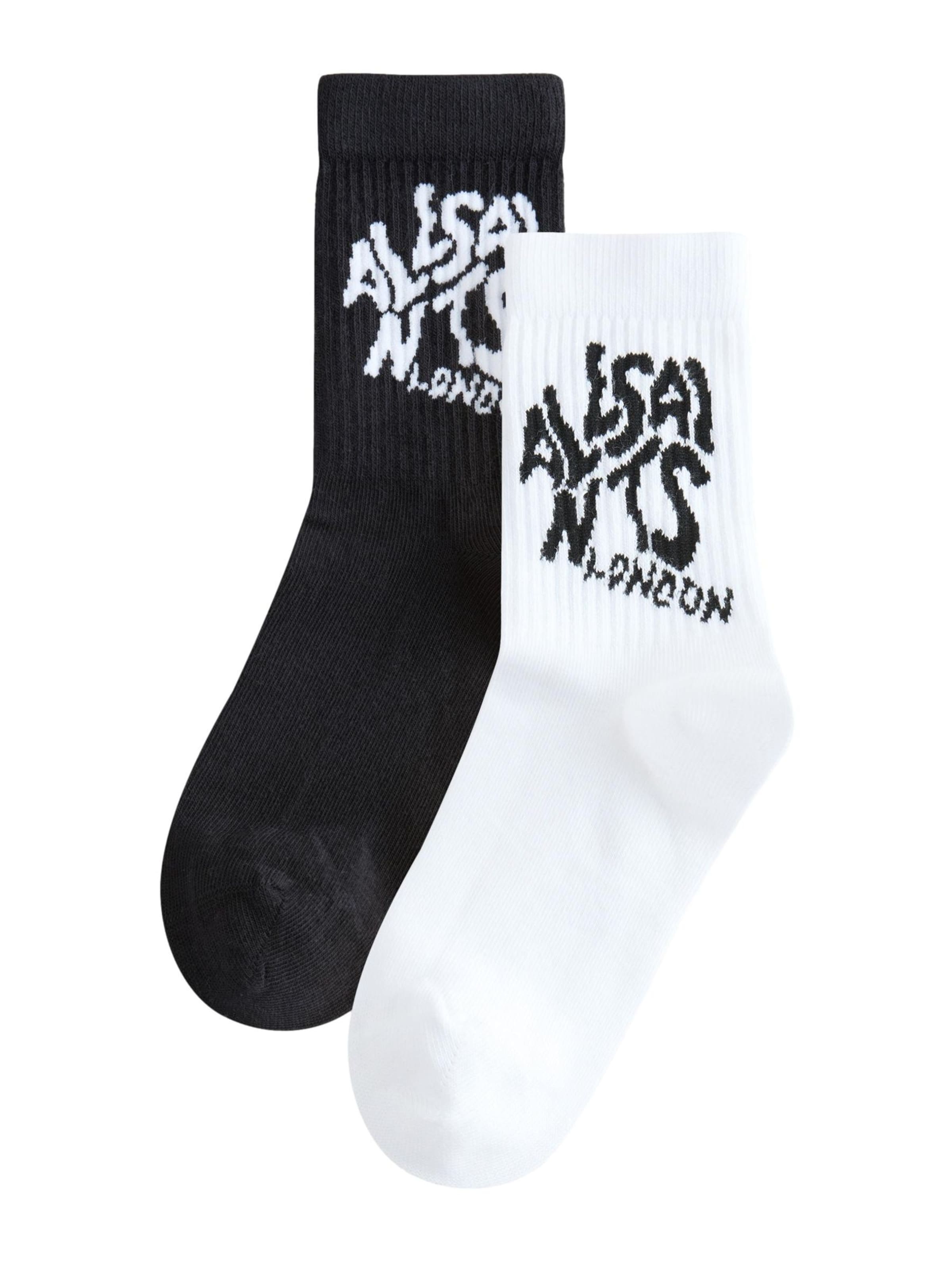 smALLSAINTS Носки в Черный: спереди