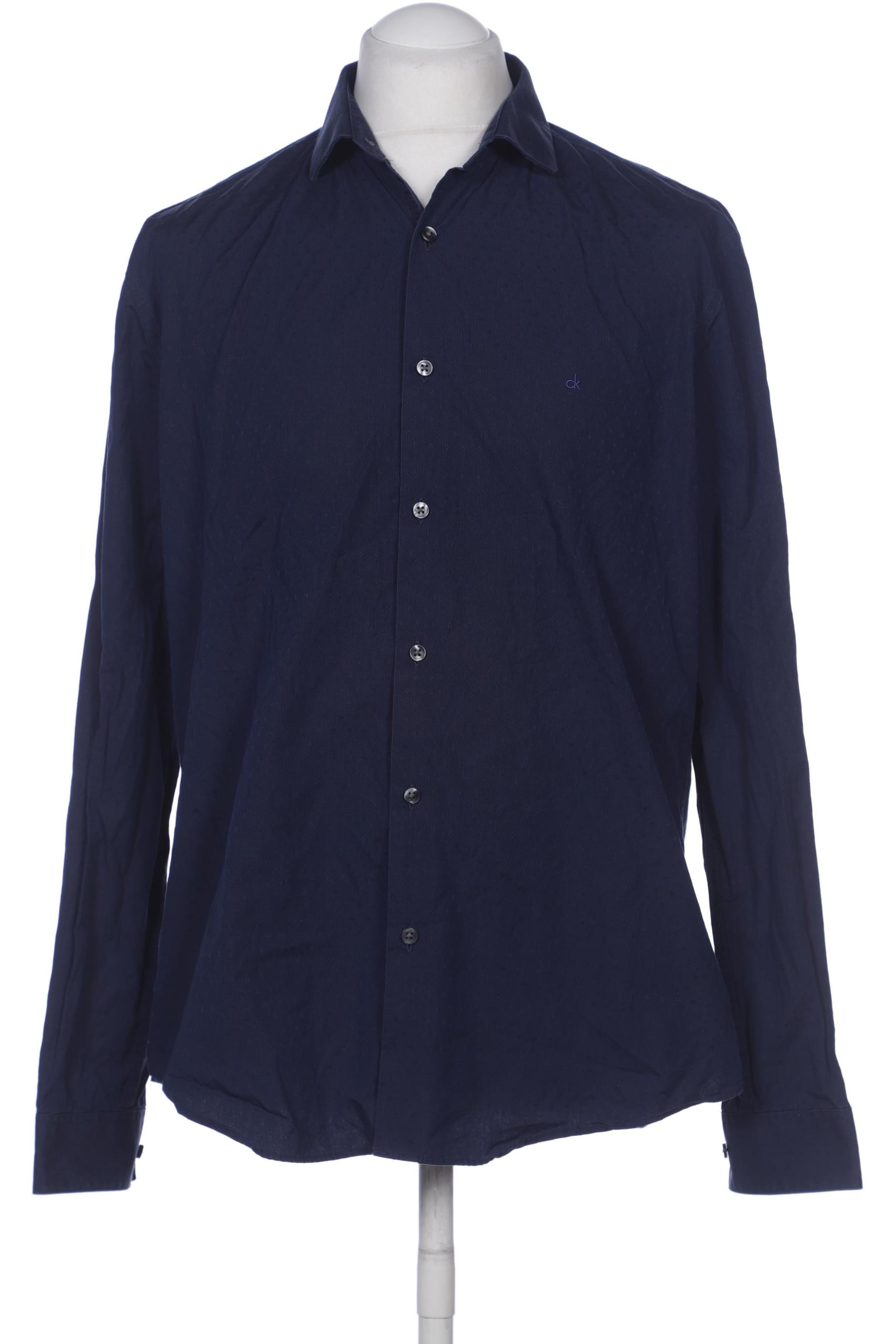 Calvin Klein Hemd L in Blau: Vorderseite