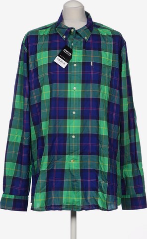 Barbour Button Up Shirt in XXL in Green: front