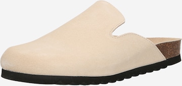 Mule 'Gem' Bianco en beige : devant