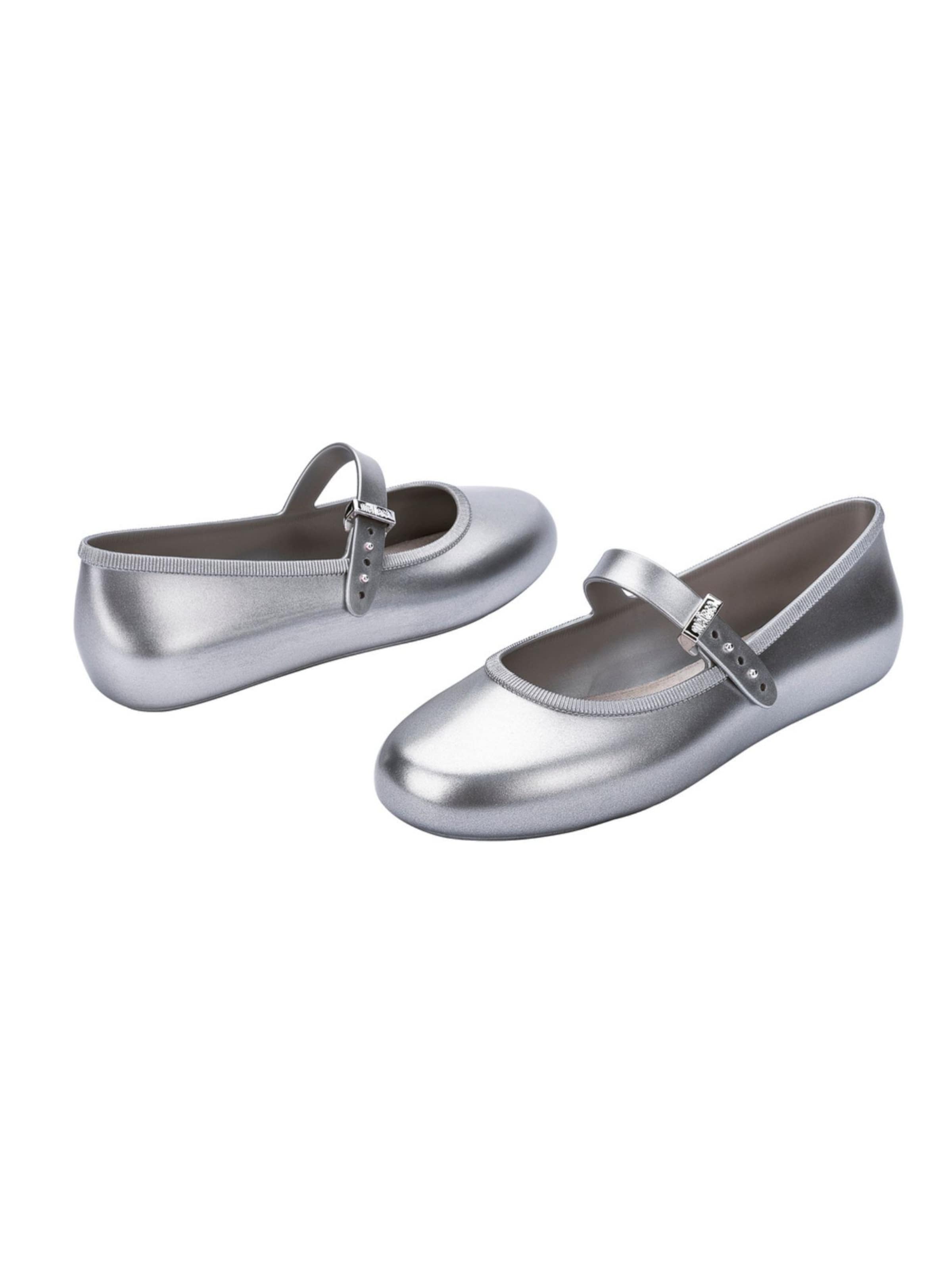 MELISSA Ballet Flats in Silver