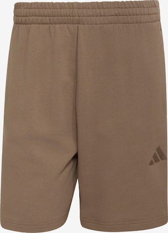 Pantaloni sportivi di ADIDAS SPORTSWEAR in marrone: frontale