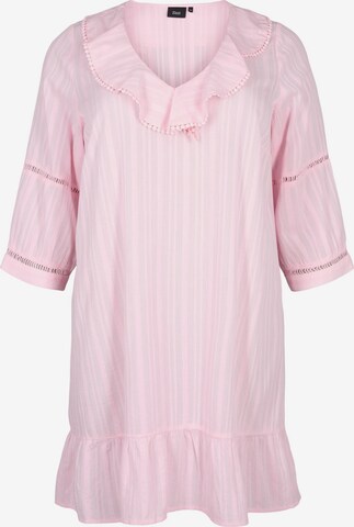 Robe 'MGLORIA' Zizzi en rose : devant