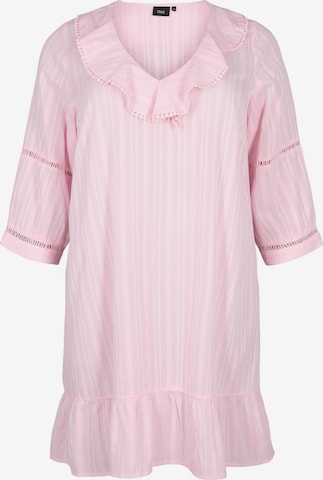 Zizzi Obleka 'MGLORIA' | roza barva: sprednja stran