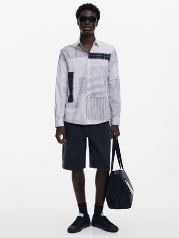 Desigual Regular fit Overhemd in Grijs