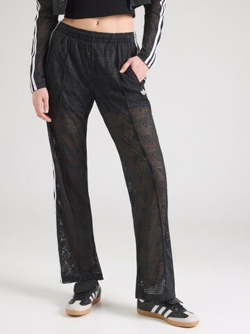 ADIDAS ORIGINALS Regularen Hlače 'Firebird Classics' | črna barva: sprednja stran