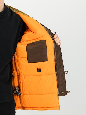 ALPHA INDUSTRIES Jacke 'N-3B VF 59' in Braun: Vorderseite