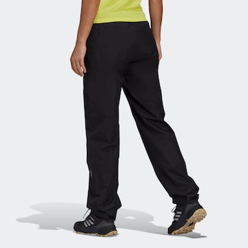 ADIDAS TERREX - Loosefit Pantalón de montaña en negro