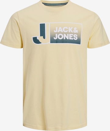 JACK & JONES Skjorte 'LOGAN' i gul: forside