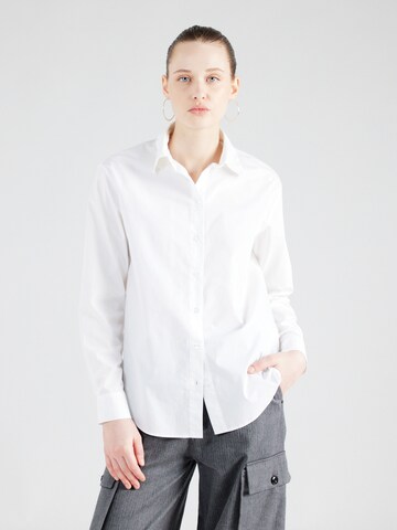 Samsøe Samsøe - Blusa 'Adisoni' en blanco: frente