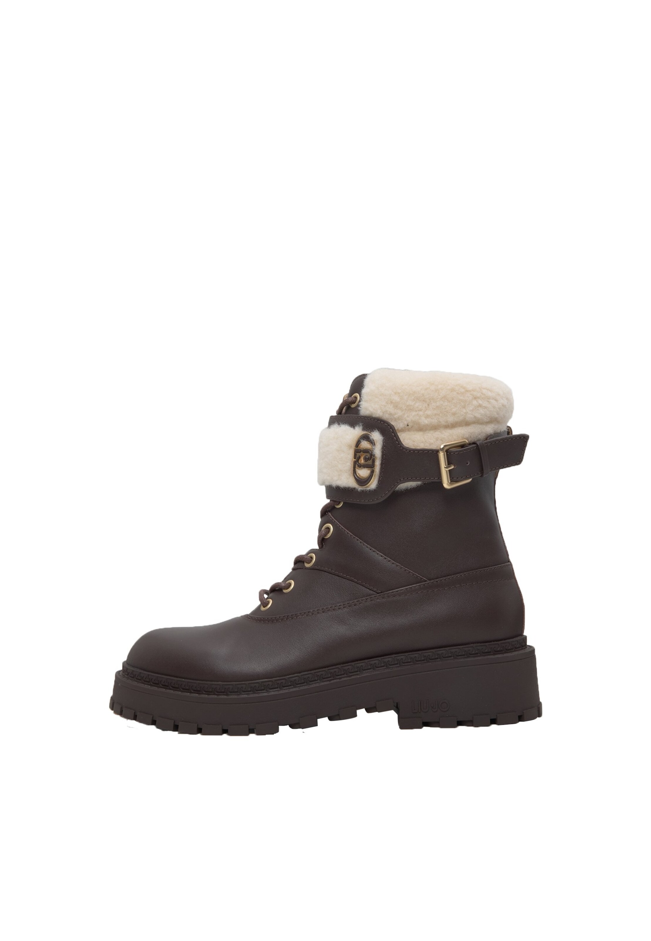 Bottines à lacets 'RUMI' Liu Jo en marron : devant