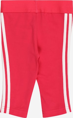 ADIDAS SPORTSWEAR Regular Workout Pants 'Essentials 3 Stripes' in Pink