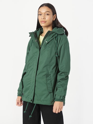 Ragwear Between-Season Jacket in Green: front