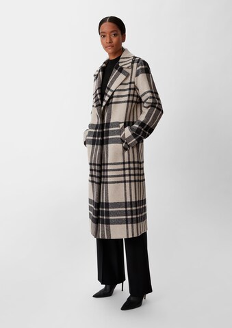 Manteau mi-saison COMMA en beige : devant