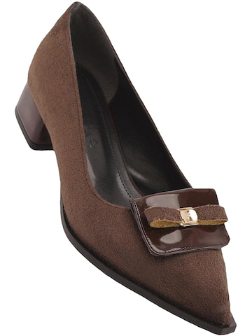 Limoya Slingpumps 'Boel' in Bruin: voorkant