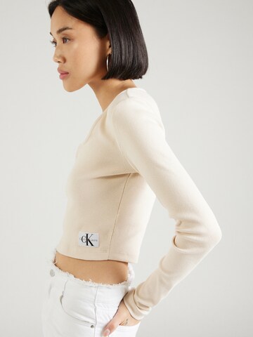 Calvin Klein Jeans Shirt in Beige