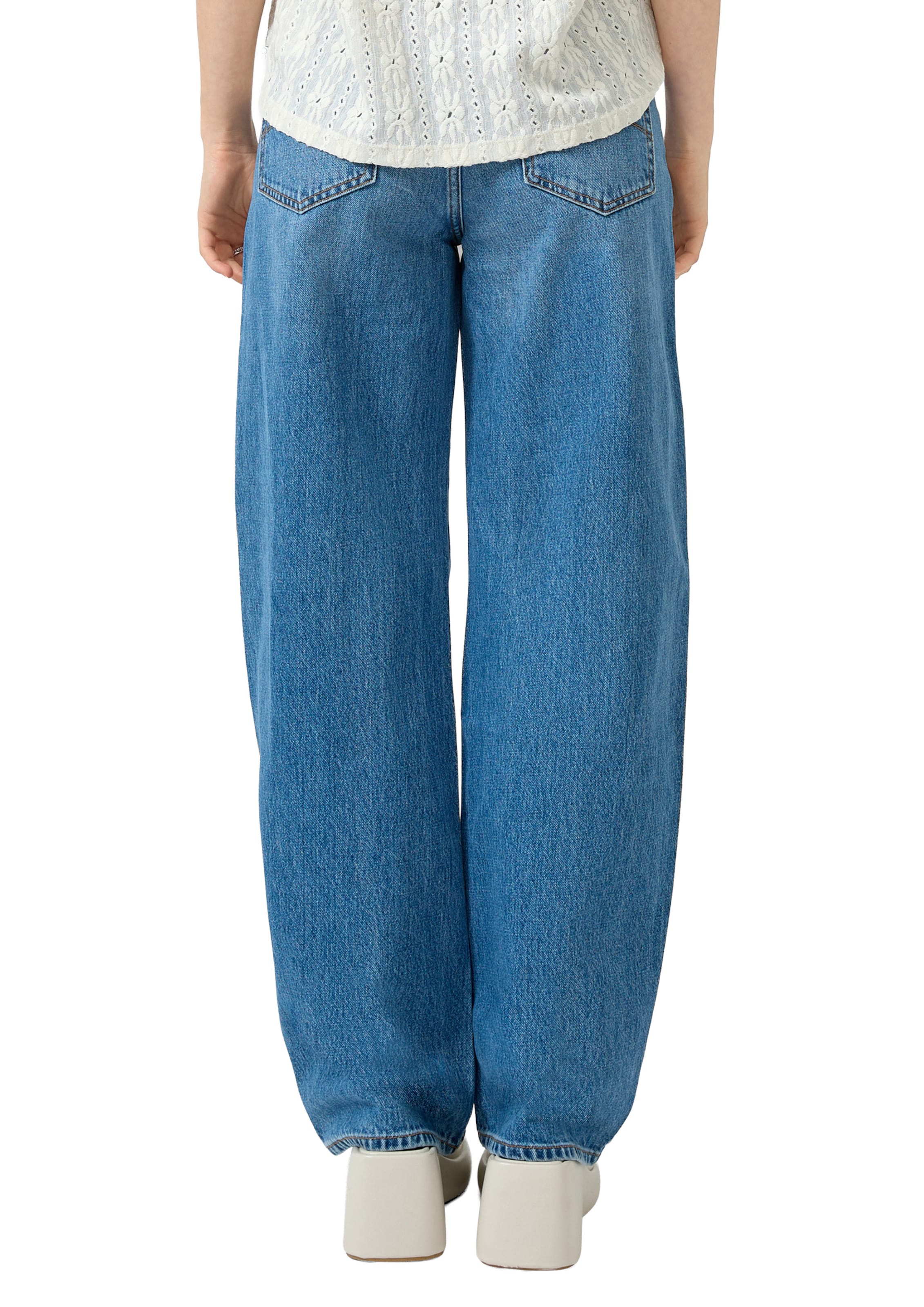 QS Vat Jeans in Blauw