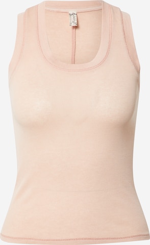 Free People - Top em rosa: frente