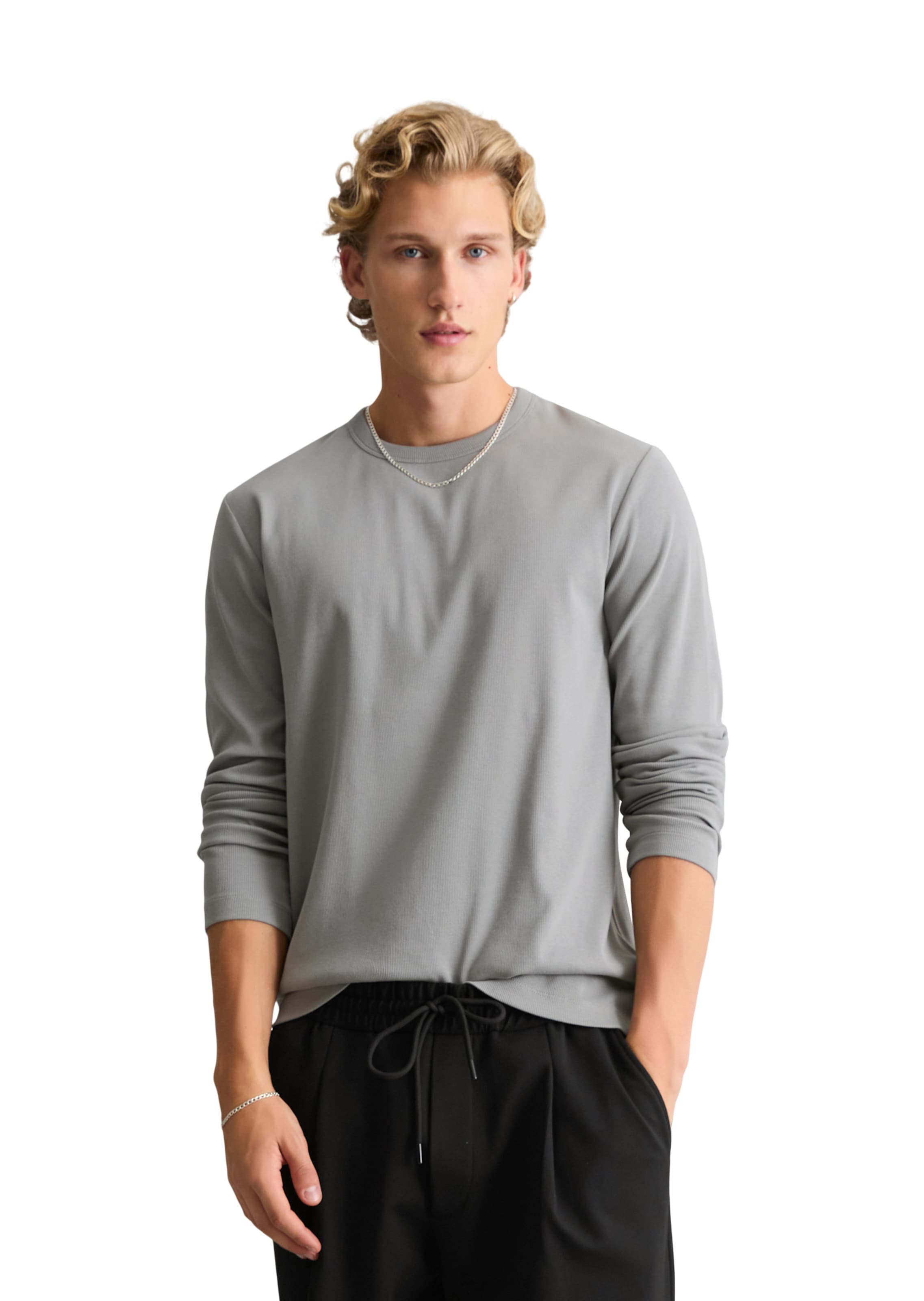 Marc O'Polo DENIM Shirt in Grey: front