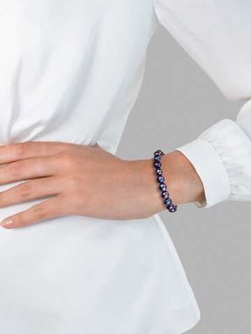 Bracelet Valero Pearls en bleu : devant