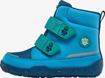 Affenzahn Boots 'Vegan Comfy Vegan Comfy' in Blue: front
