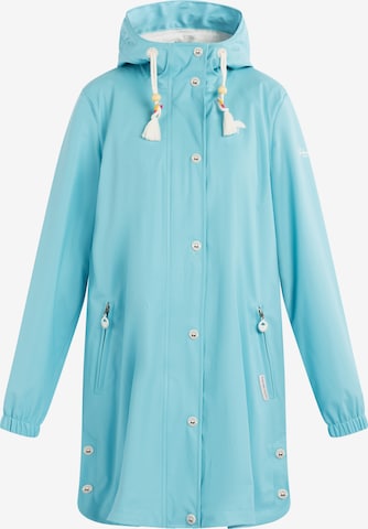 Schmuddelwedda Raincoat in Blue: front