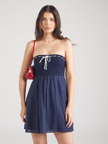 HOLLISTER Summer Dress in Blue: front