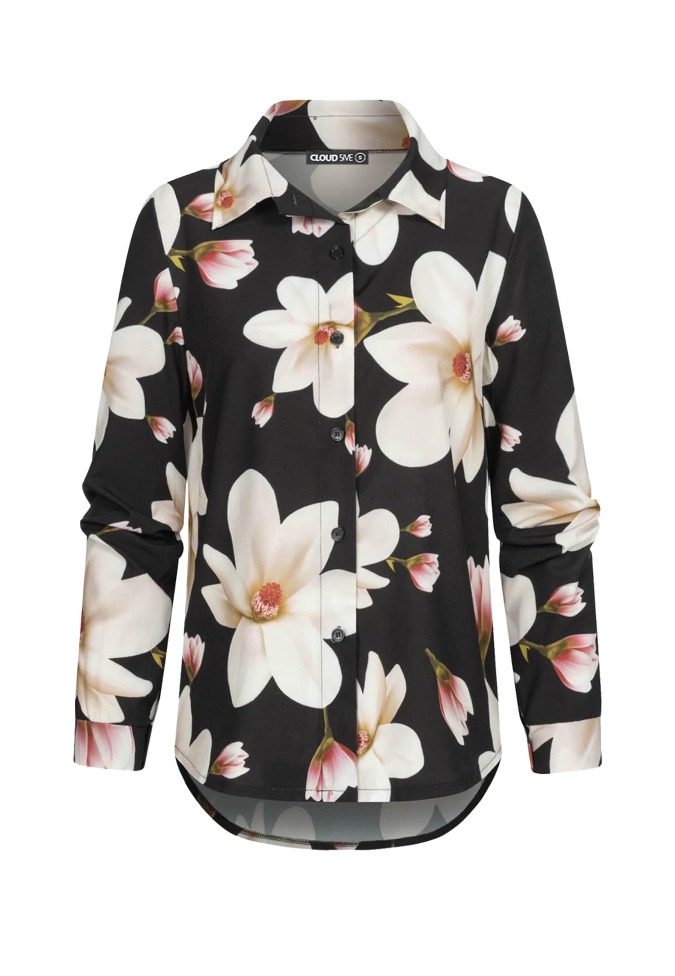 melns Cloud5ive Blūze: no priekšpuses