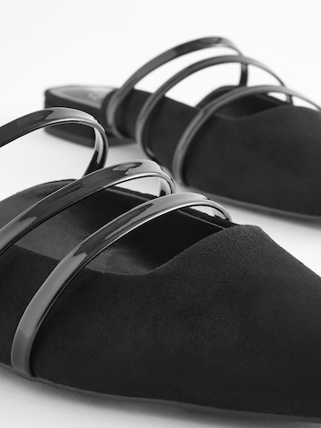 Next Muiltjes 'Forever Comfort®' in Zwart