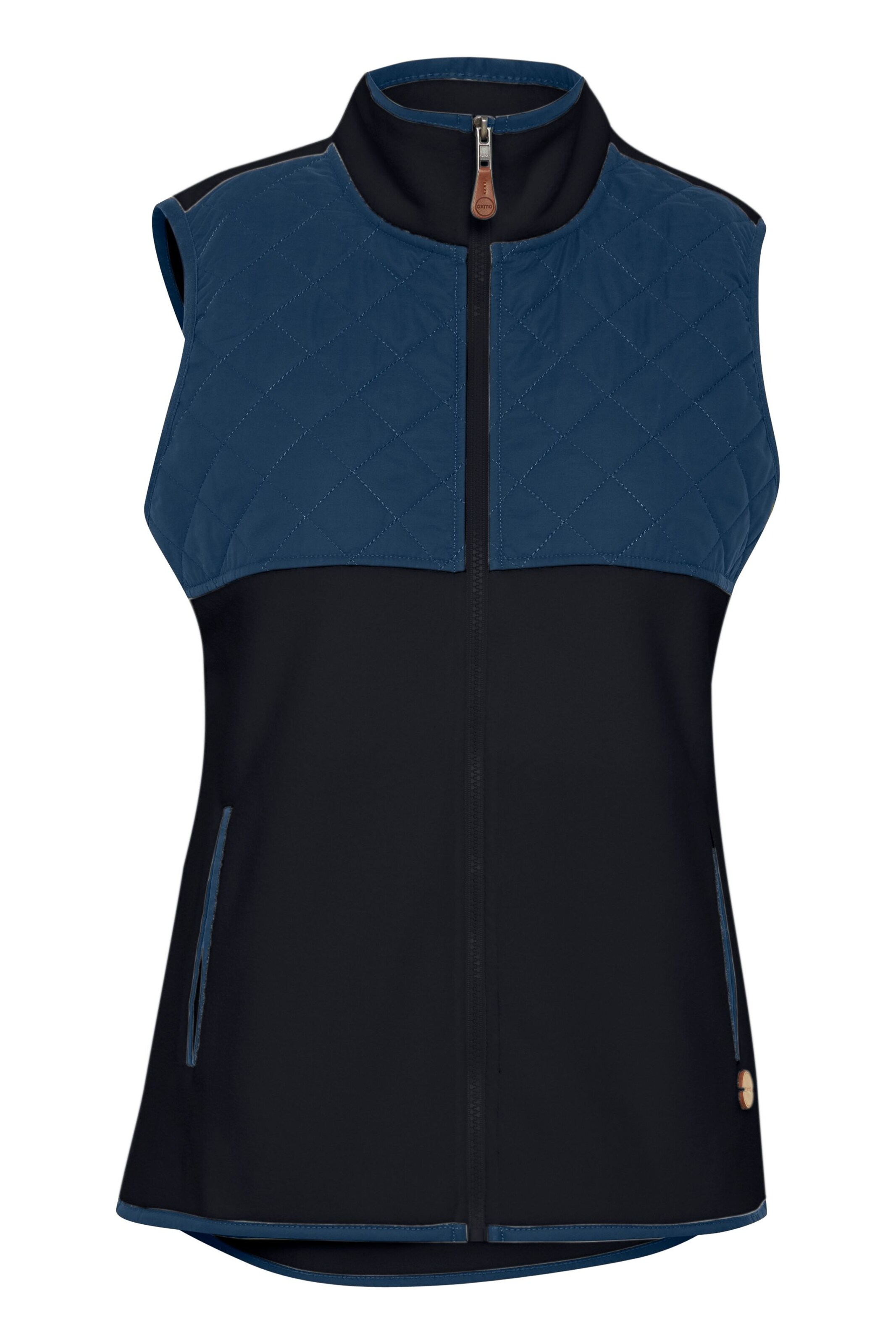 Oxmo - Chaleco 'Malina' en negro: frente