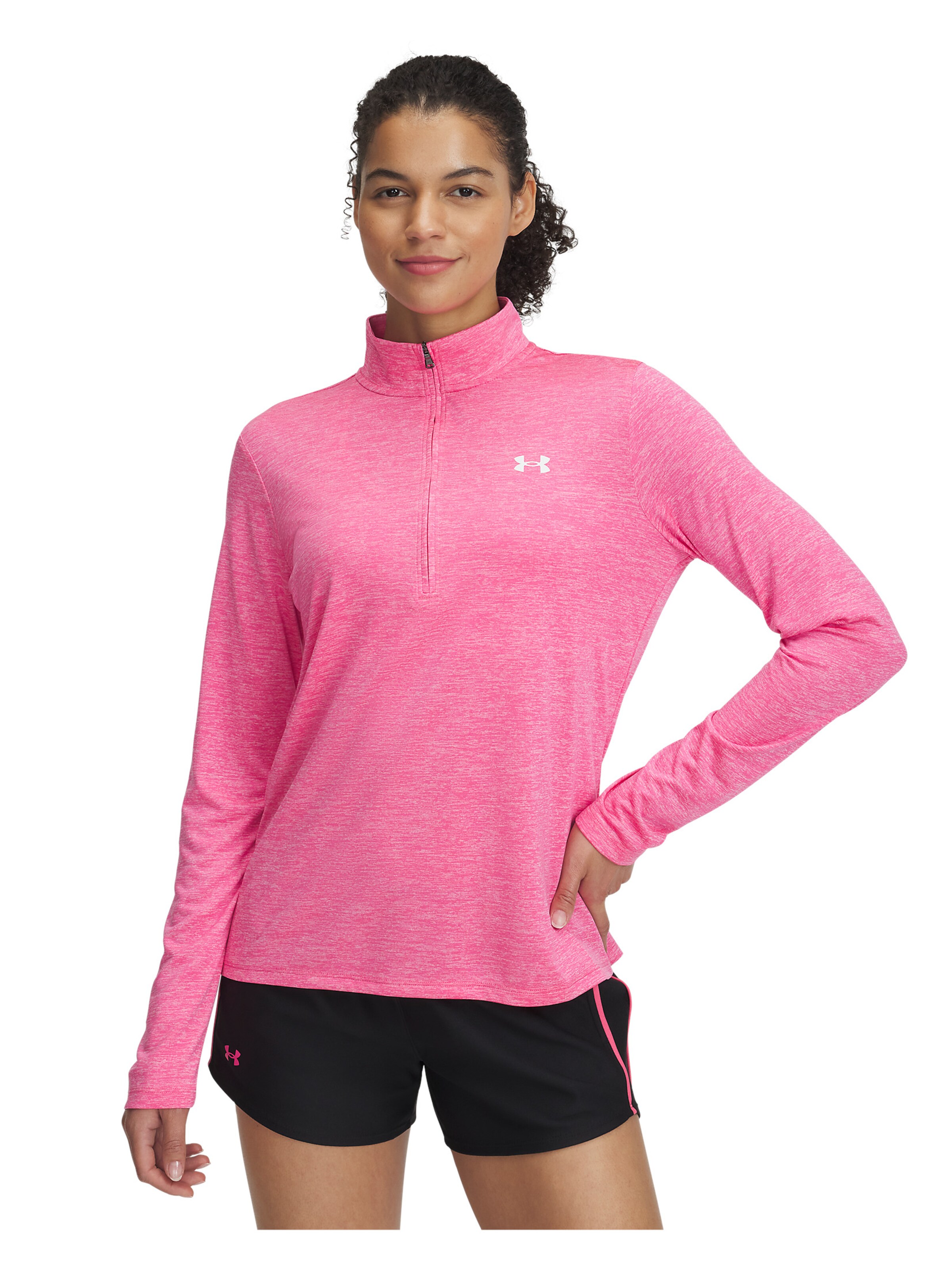 UNDER ARMOUR Performance Shirt in Pink: front