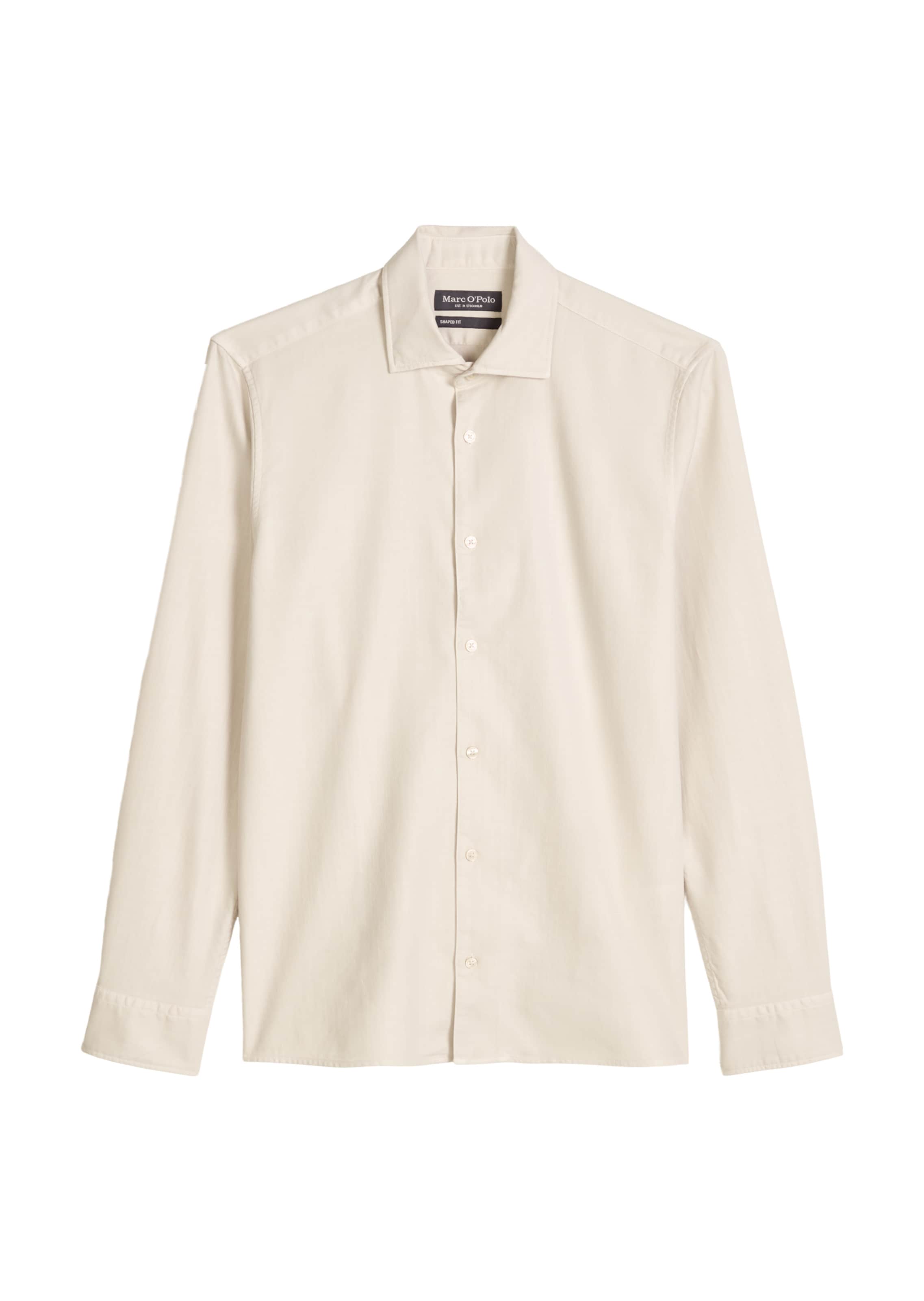 Chemise Marc O'Polo en beige : devant