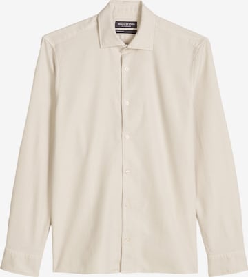 Chemise Marc O'Polo en beige : devant