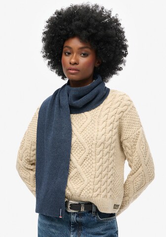 Superdry Scarf in Blue: front